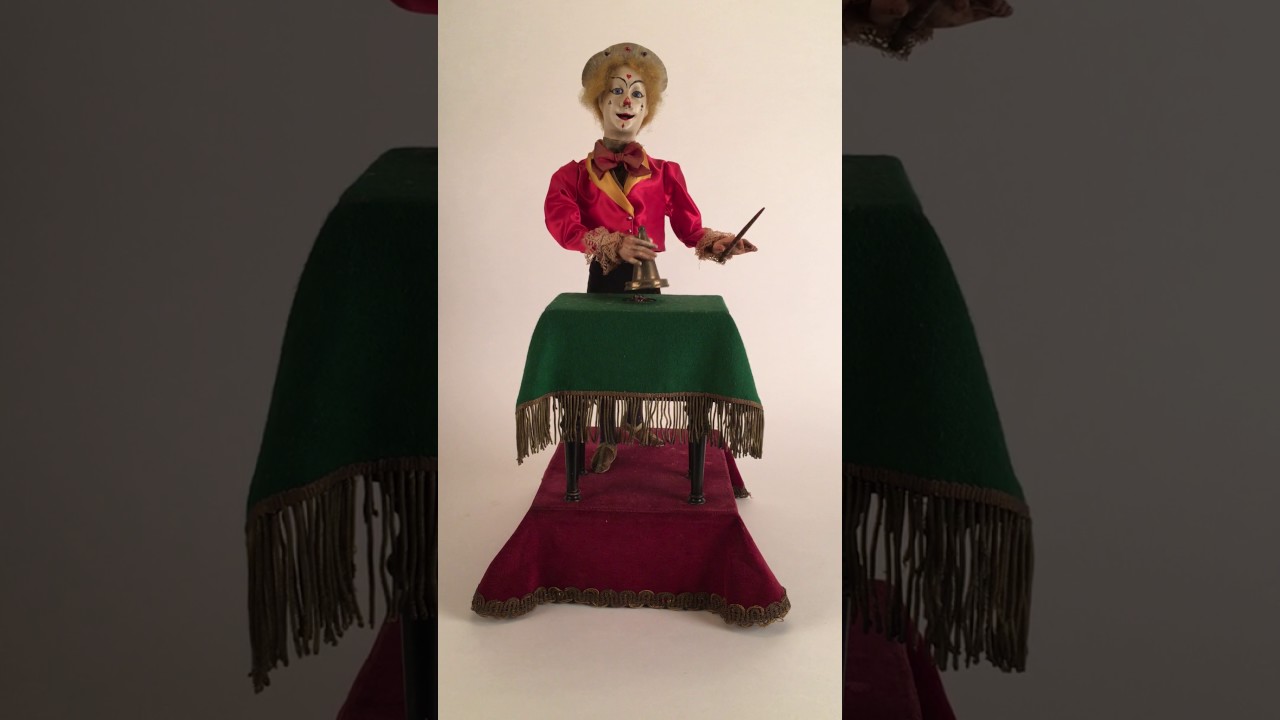 Clown magician musical automaton by Lambert