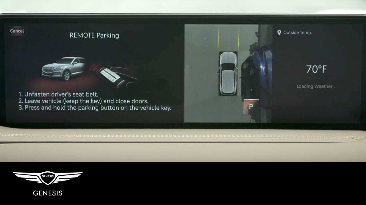 Remote Smart Parking Assist Pt 2 | Genesis GV70 | How-To | Genesis USA