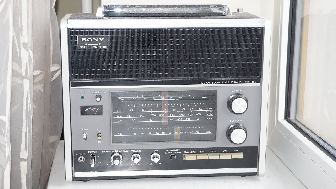 Радиоприемник Sony CRF-160. Винтаж с богатым и, увы, невостребованным функционалом