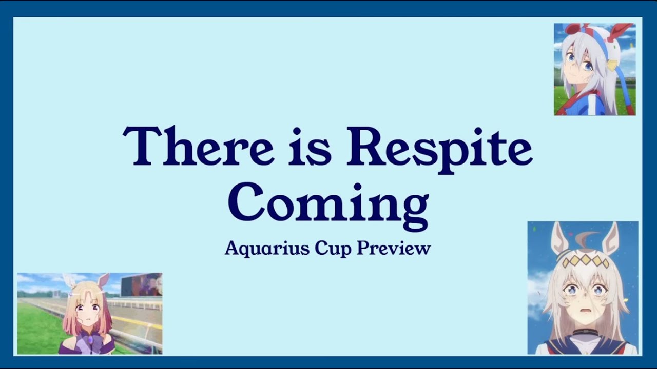 Aquarius Cup WILL be better...Do not Worry