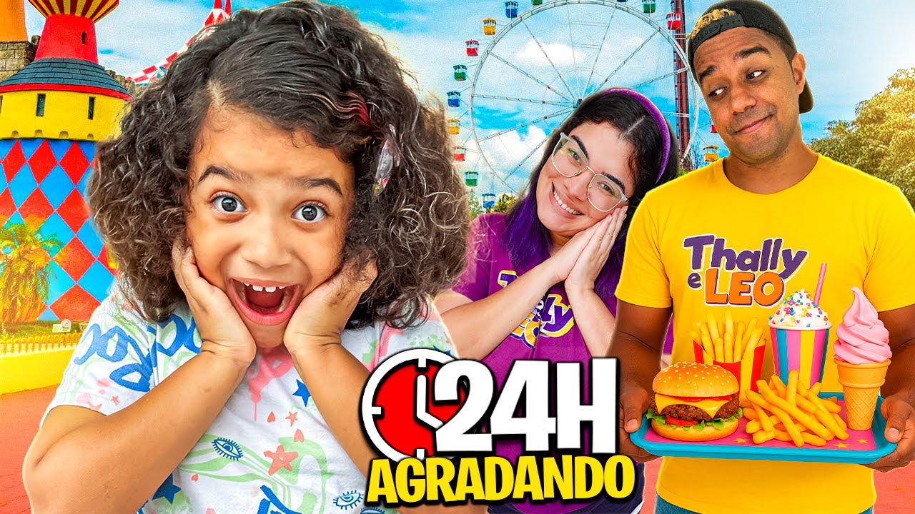 PASSAMOS O DIA AGRADANDO NOSSA FILHA