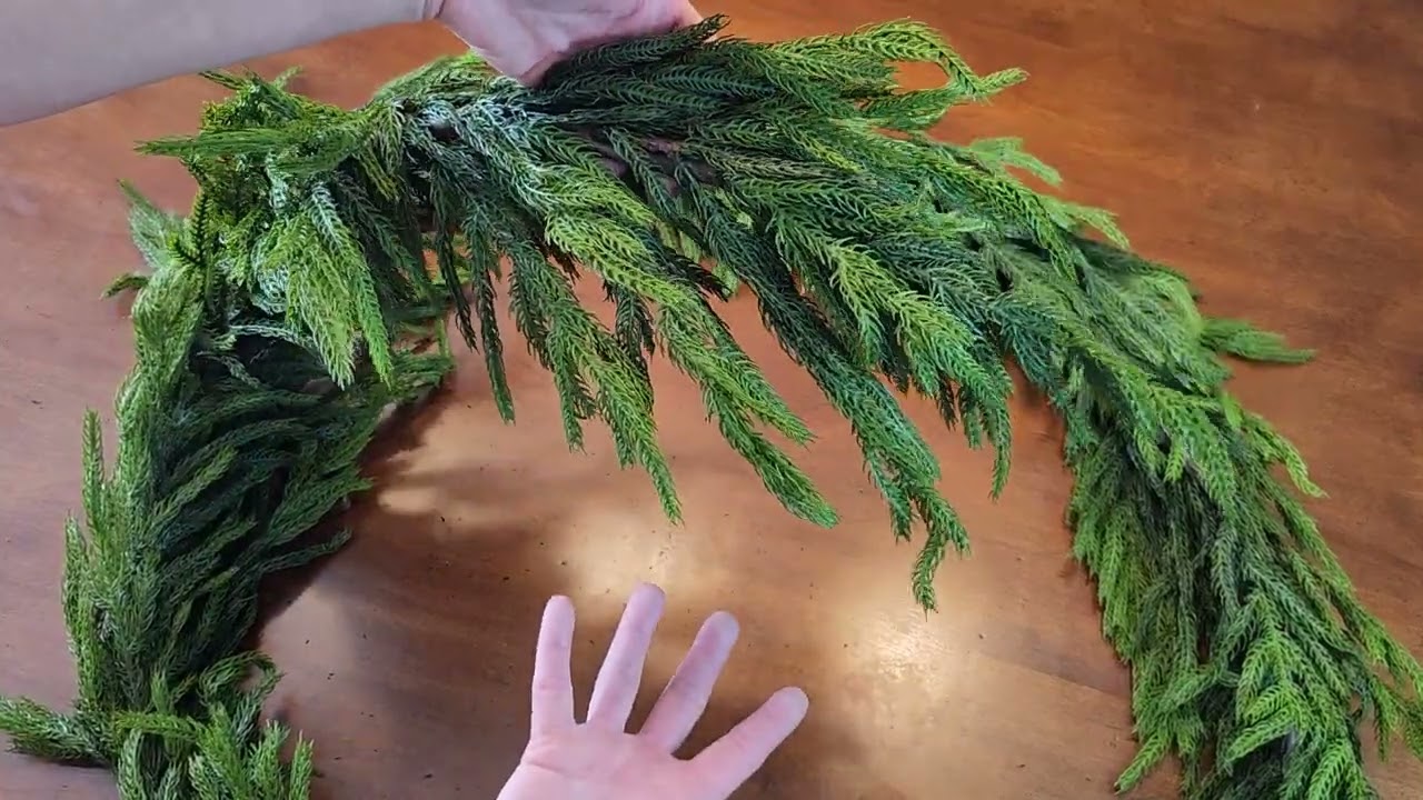 Norfolk Pine Garland That Looks and Feels Real