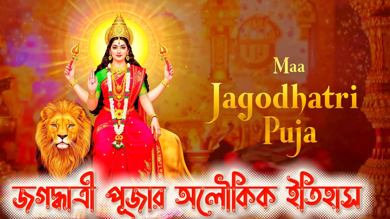 রাজার স্বপ্ন থেকে শুরু এক মহোৎসব — জগদ্ধাত্রী পূজা | #bhakti