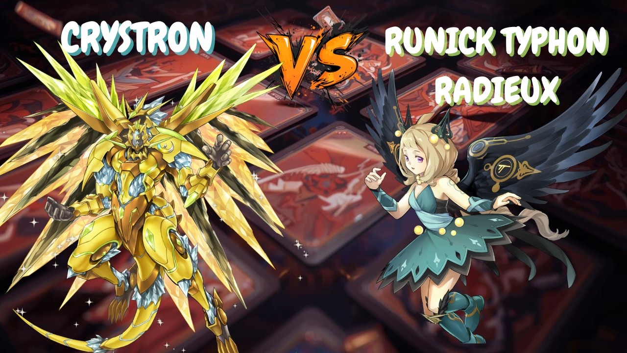 Crystron VS Runick Typhon Radieux! | Duel Yu-Gi-Oh !