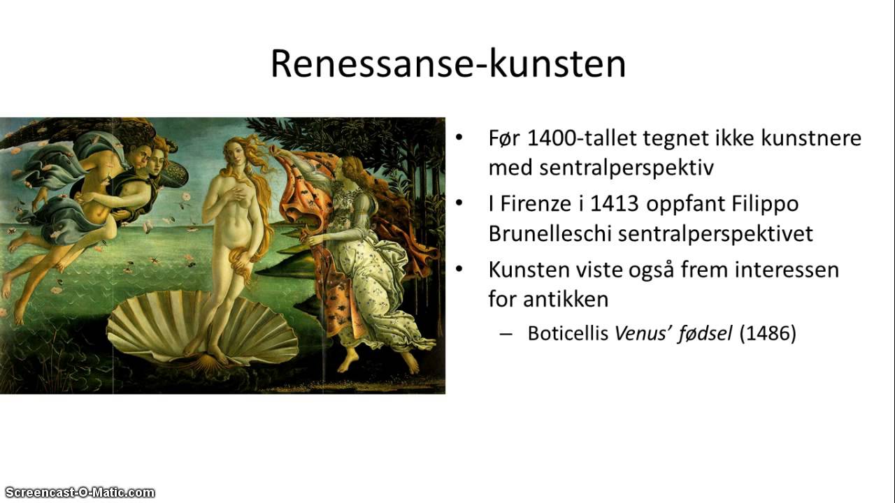 Middelalderen - 4/4 - Renessansen