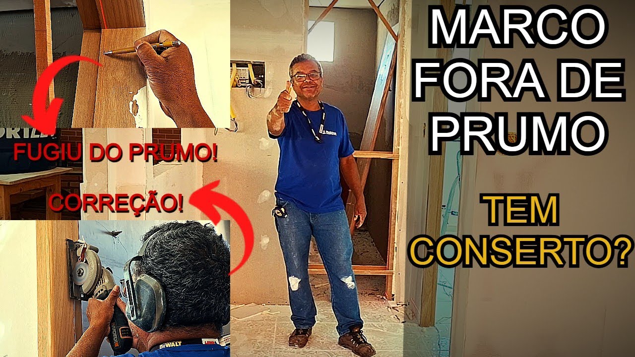 COMO CONSERTAR UM BATENTE QUE FUGIU DO PRUMO?