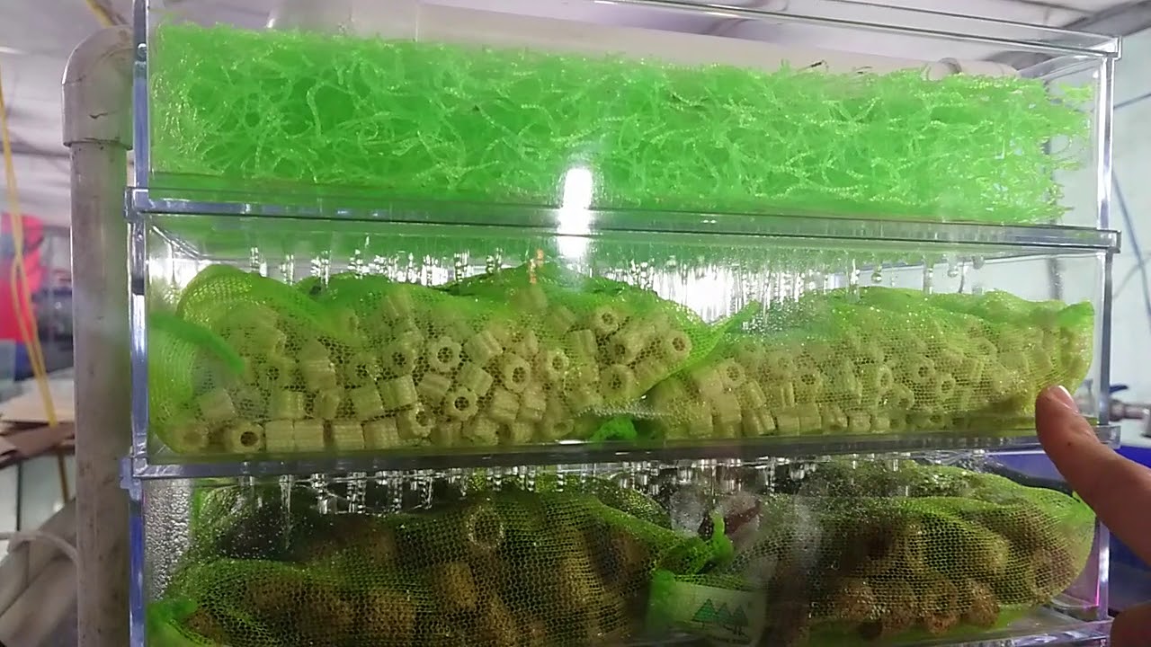 Bộ lọc dàn mưa 5 tầng version 2, dùng vật liệu khử độc