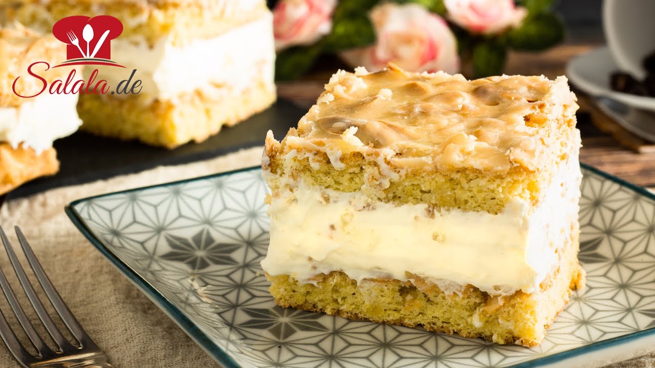 KETO KUCHEN 😋 Mandel-Mascarpone-Schnittchen 😋 I nur 5 g KH pro Stück I Low Carb Rezept