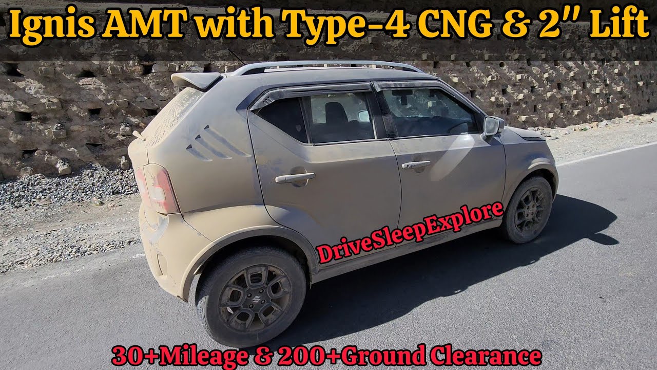 Budget-Friendly With 2-Inch Lift || Maruti Suzuki Ignis AMT With Type 4 CNG Cylinder