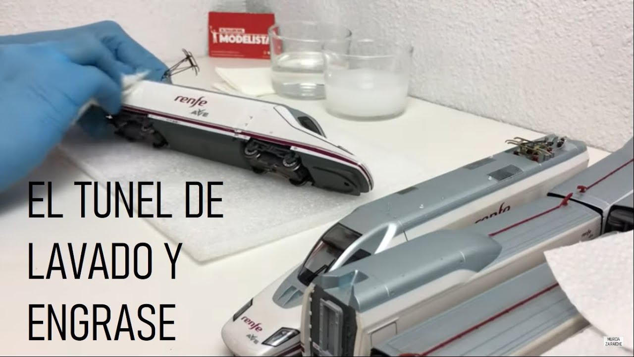 AVE S102 de Electrotren (Ed. Altaya). Limpieza y mantenimiento con El Taller del Modelista.