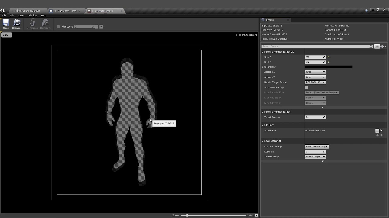 UE4.26 -  Механика экипировки - Превью персонажа в реальном времени (Часть 17)