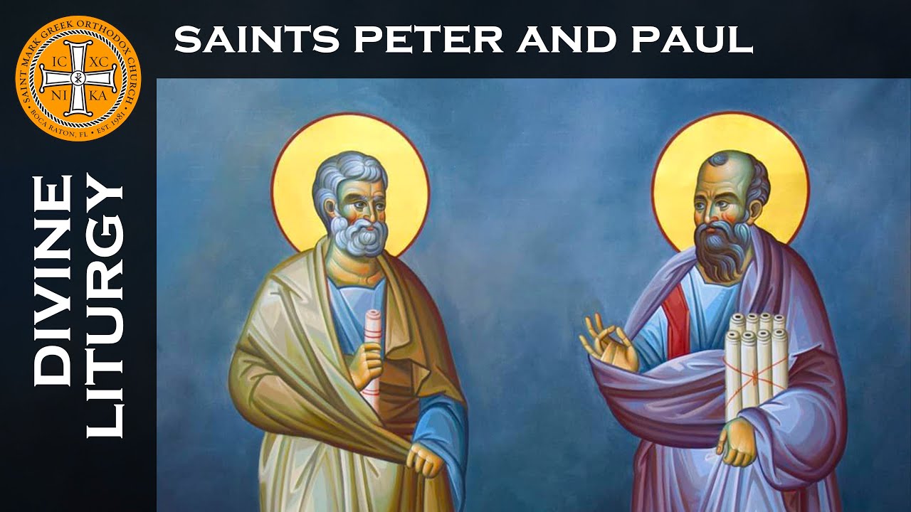 2023-06-29 Greek Orthodox Divine Liturgy of Saint John Chrysostom: Holy Apostles Peter and Paul