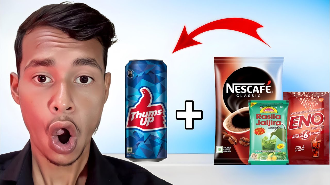 Clear unique *Thums up* with Nescafe ENO drink challenge