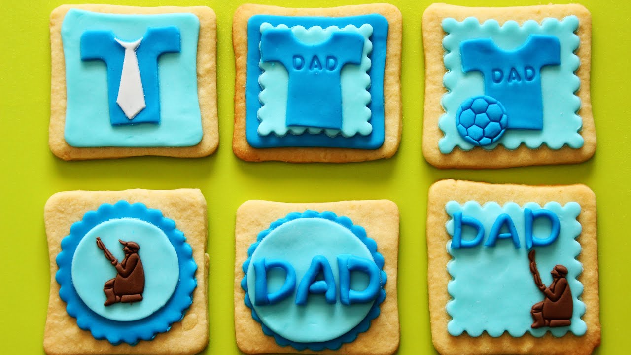 How to make Father's Day Fondant Cake Toppers