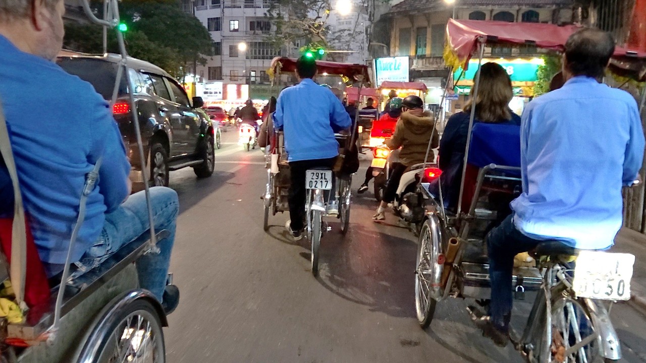 2026-02 - By Cycle Rickshaw in Hanoi, Vietnam