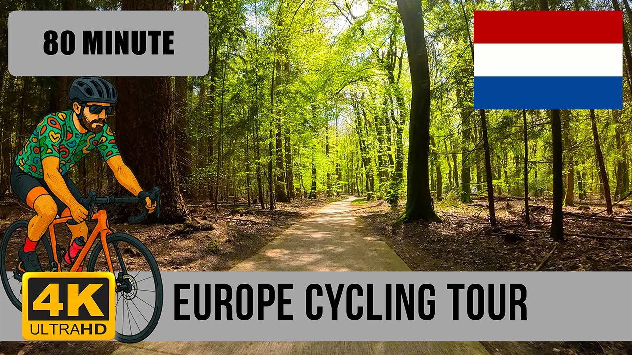 Europe cycling tour:  4K Full Ride - Harderwijk - Elspeet - Drie - Nijkerk 🇳🇱