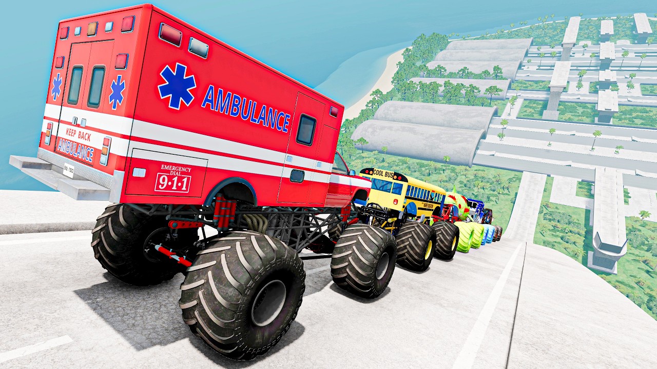 Monster Trucks Full Throttle Freestyle - Monster Jam Power | Incredible Flying Crush and Crash
