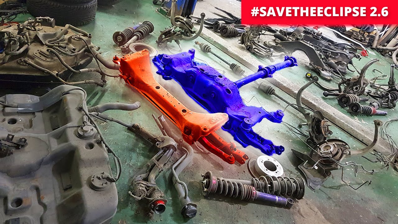 Вес AWD деталей. Какой подрамник выбрать? Mitsubishi Eclipse V6 6a13tt. #SaveTheEclipse 2.6