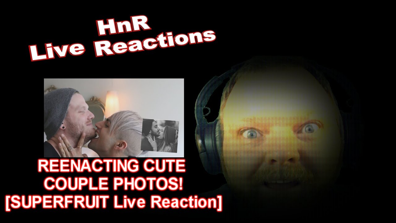 REENACTING CUTE COUPLE PHOTOS! [SUPERFRUIT Live Reaction]