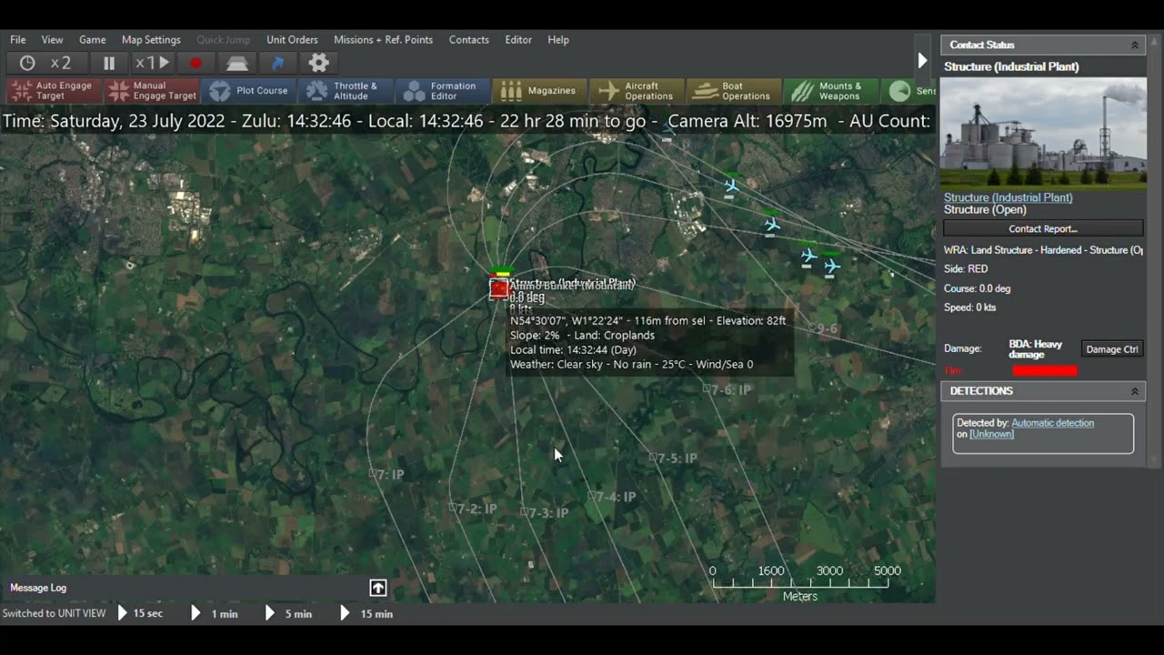 CMO Command Modern Operations Mission Planner Time On Target Attack