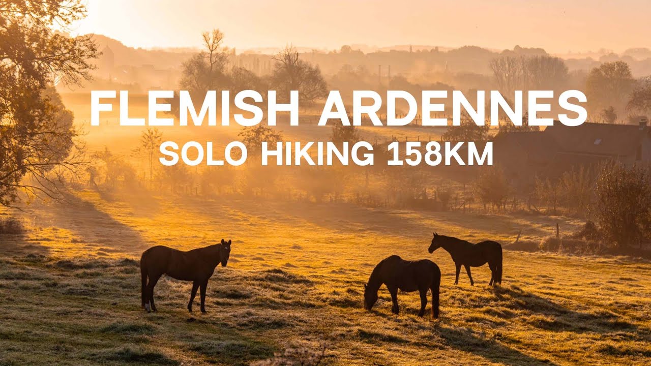 Solo Hiking 158km in the Flemish Ardennes, Belgium