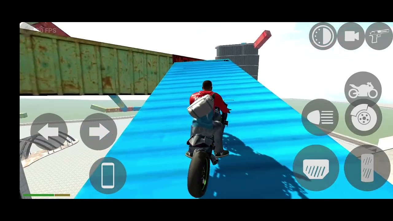 Bike se kiya stunt