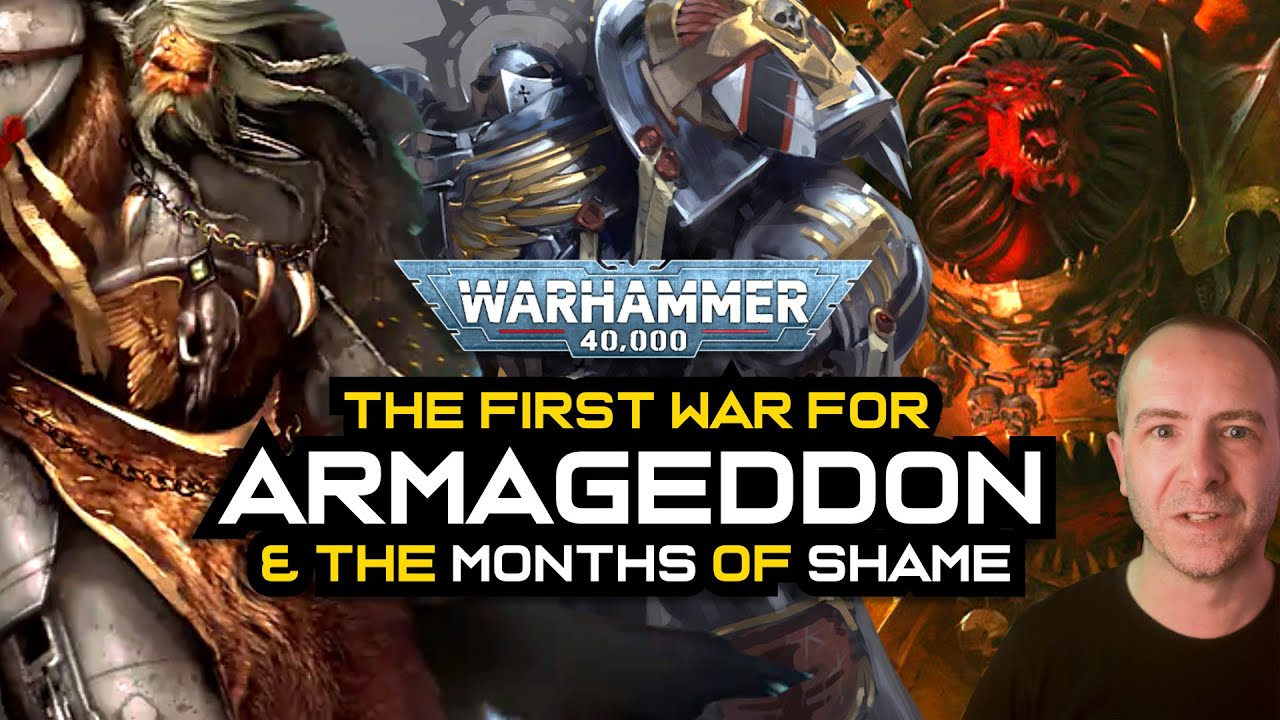 The MONTHS OF SHAME: The First War for ARMAGEDDON in 20 Mins! | Warhammer 40,000 Lore