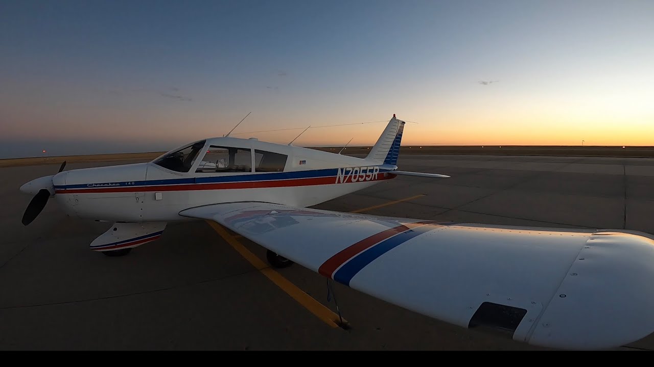 Flying my wife 140 nm to dinner for our 16th anniversary in our Piper Cherokee 140/180