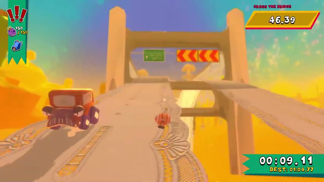 Bubsy 4D | 1-3 Fleeceway 1:03.42