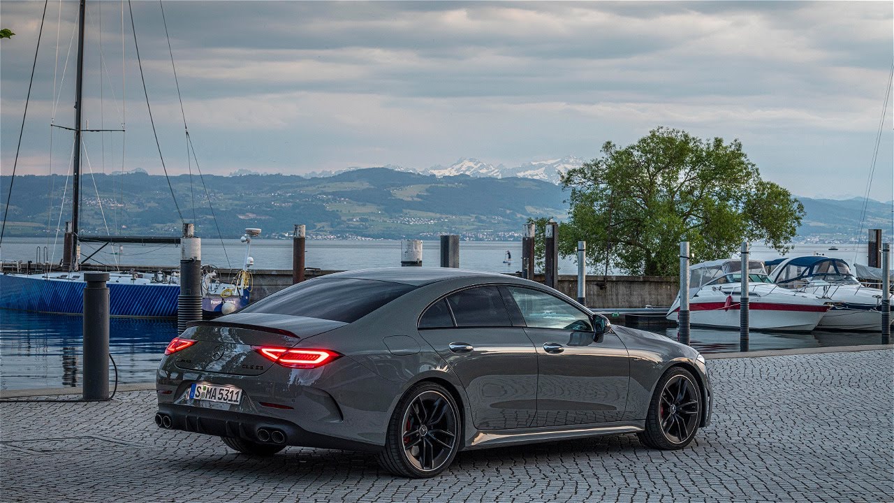New Mercedes CLS 53 AMG 2022 - EXHAUST SOUND (435 hp) interior & driving