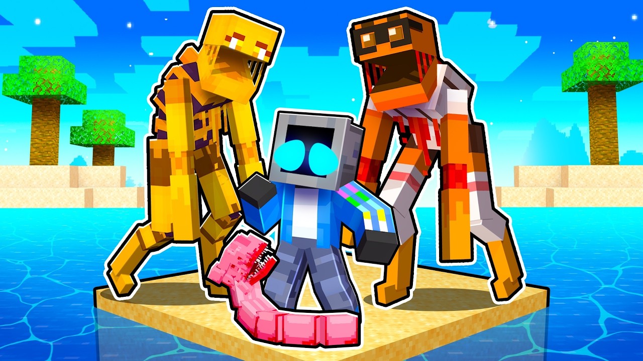 One TeeVee on PARASITE Island in Minecraft!
