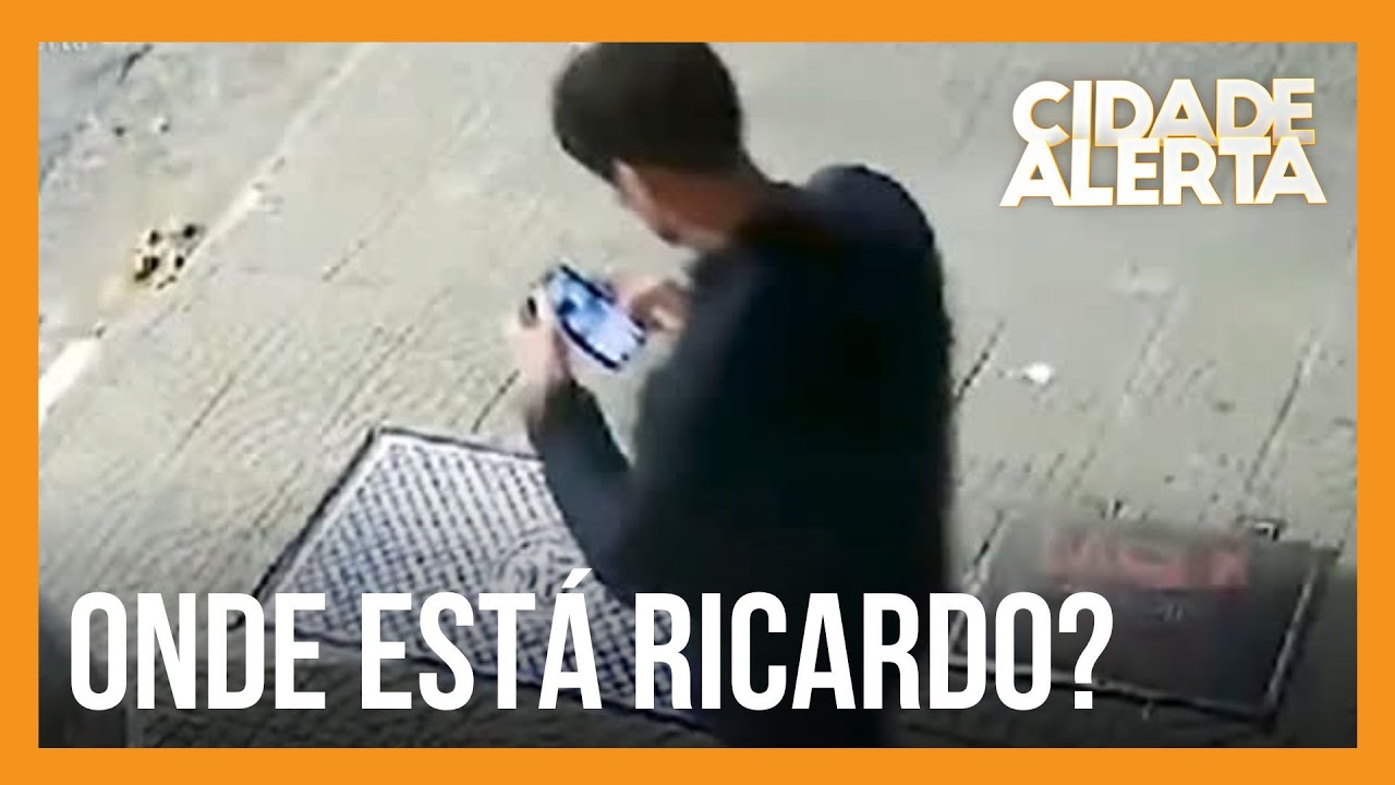 Novas imagens revelam os últimos passos do ator Ricardo Merini antes do sumiço