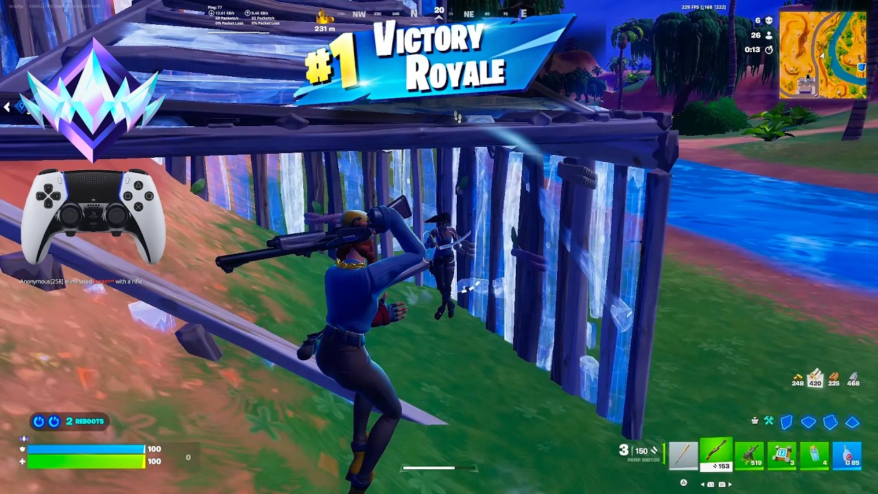 Fortnite Unreal Ranked Reload | PS5 Controller Gameplay