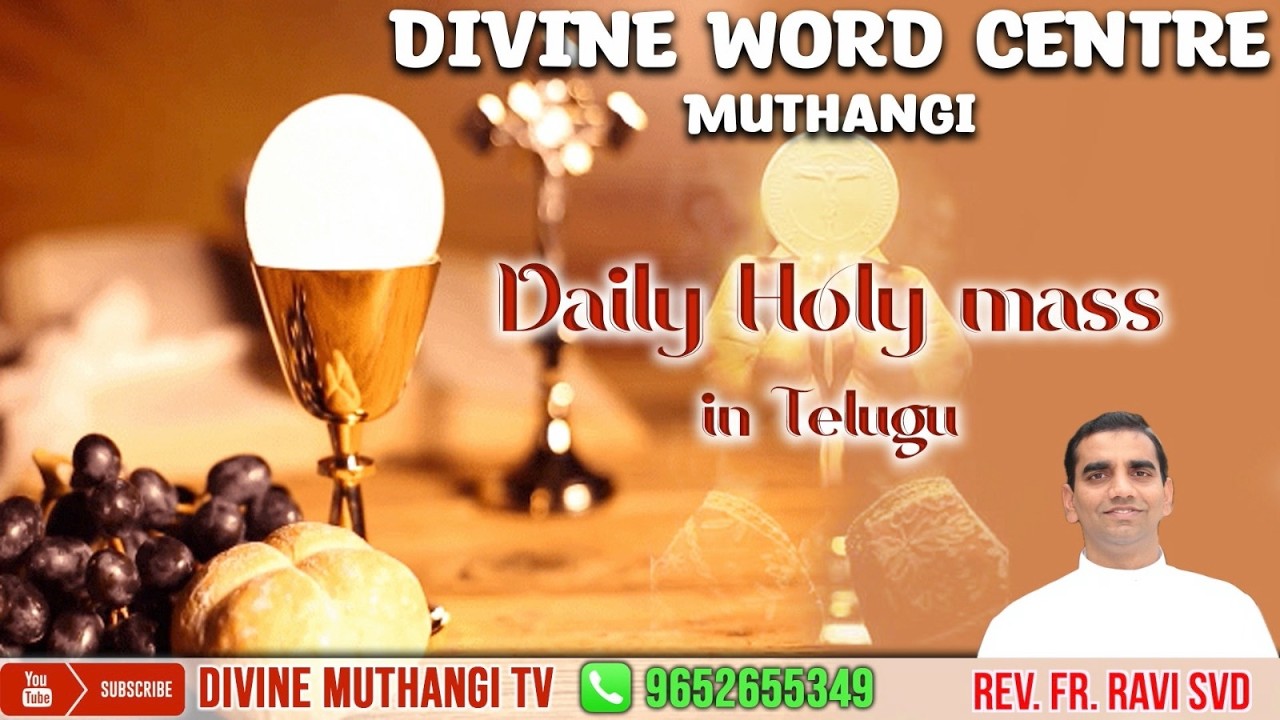 Rev. Fr. Ravi SVD | 07-03-2026 | Holy Mass in Telugu | దివ్యవాక్కు కేంద్రం, ముత్తంగి |.mov