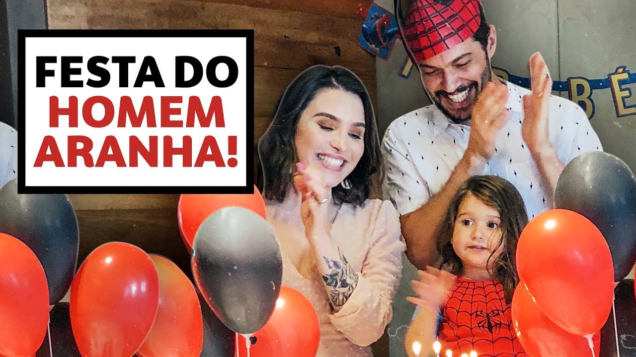 Fazendo a festa de aniversário do Homem Aranha | Lu Ferreira | Chata de Galocha