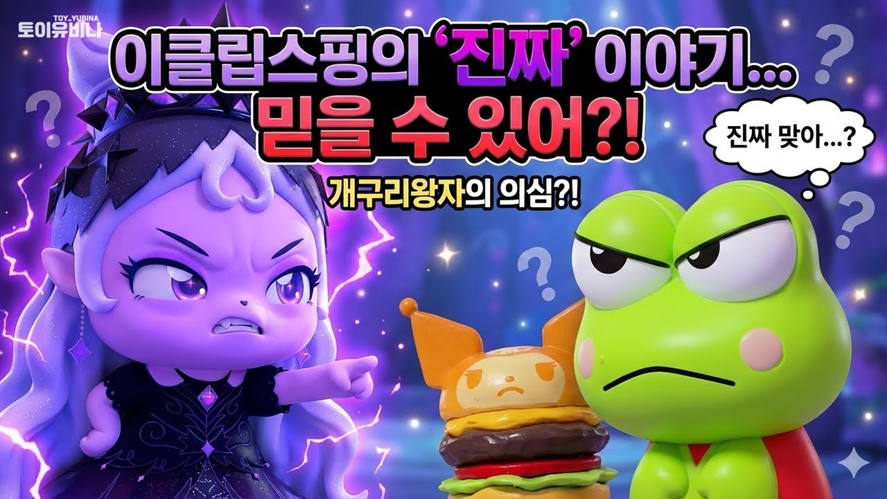 동화속으로 🐸개구리 왕자 1편, 이클립스핑~ 약속은 지켜 👑 | 토이유비나