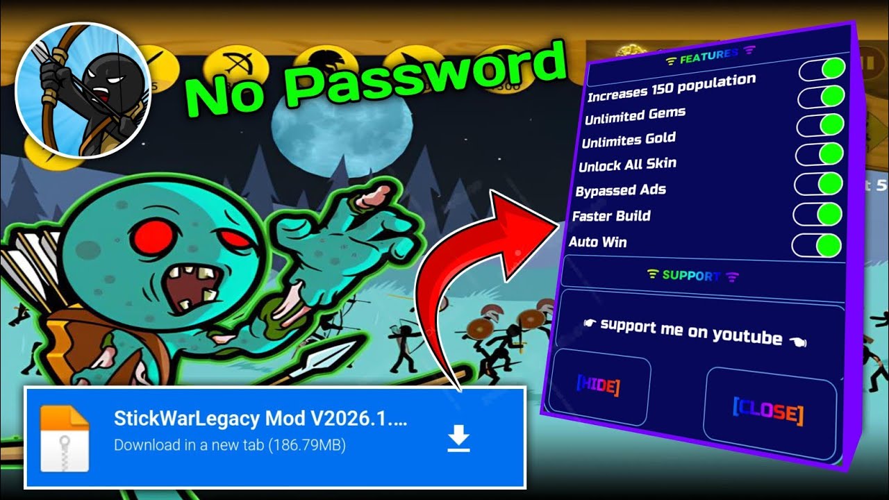 Stick War Legacy Mod Apk v2026.1.440 2026 - Unlimited Money & Unlocked All Skins