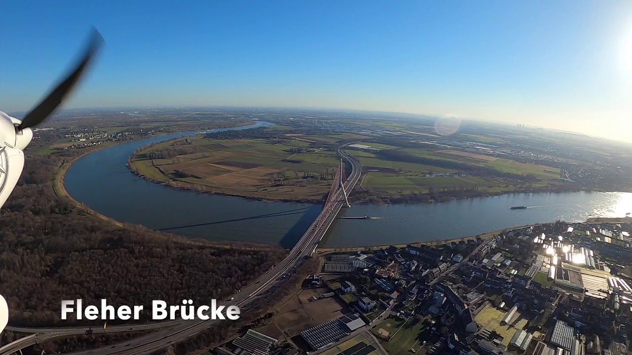 Flug über Düsseldorf & Köln