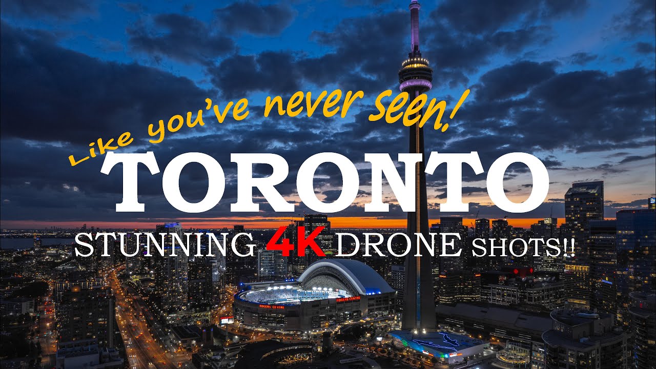 Stunning 4K Drone shots in Toronto, Canada.