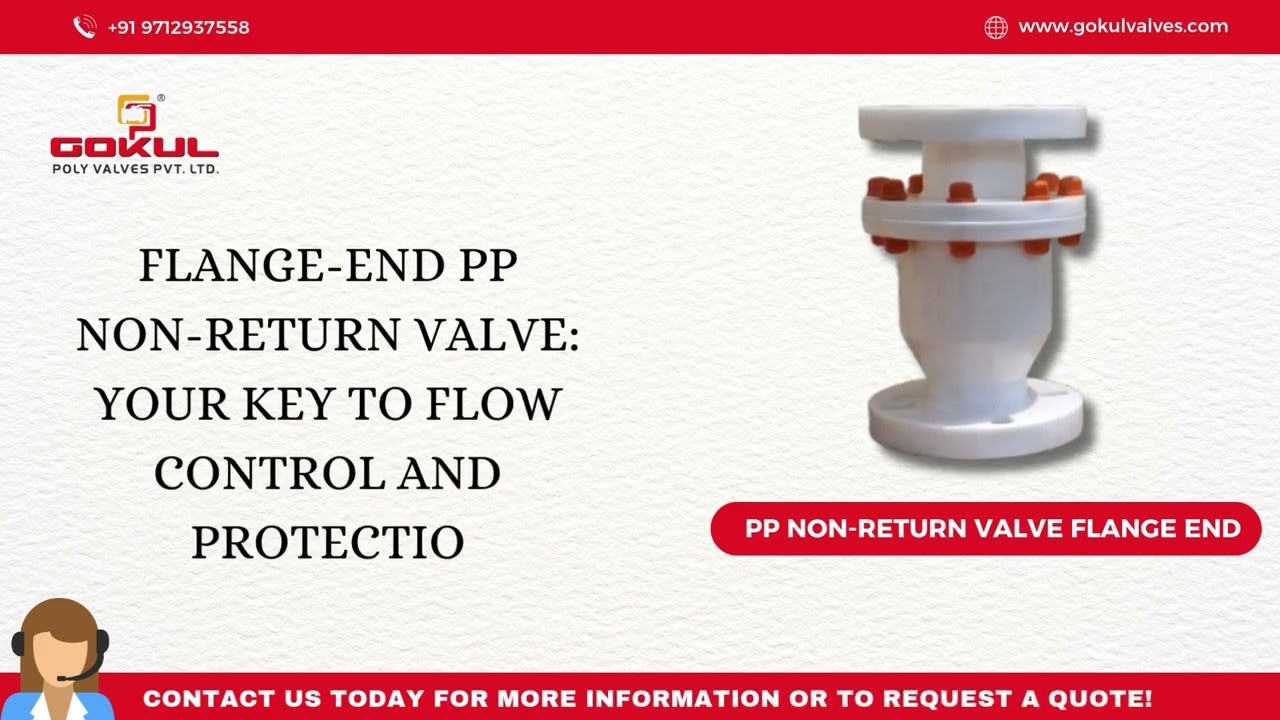 PP Non Return Valve | PP Ball Valves | HDPE Ball Valves | Industrial valve Manufacture | Flange End