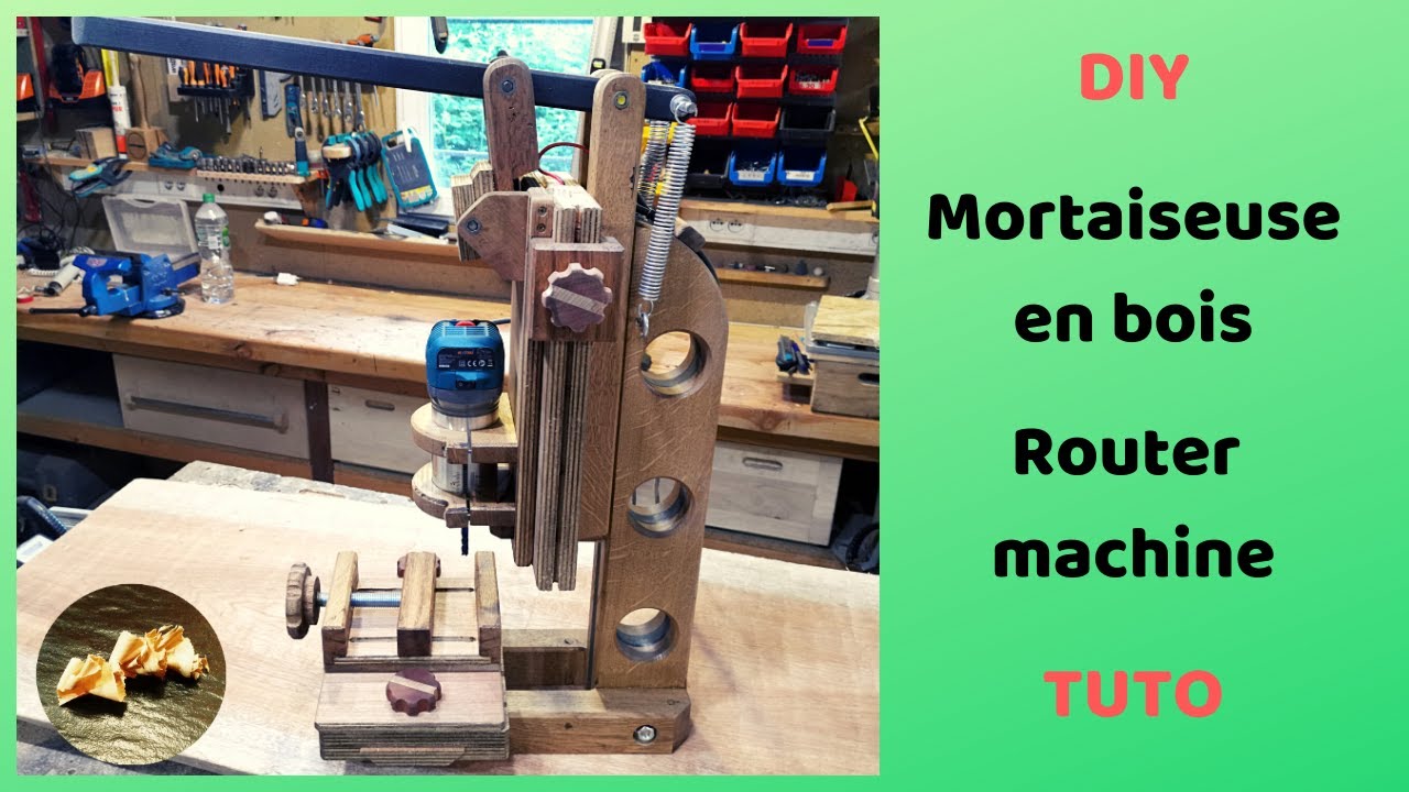 Mortaiseuse en bois Router machine led  DIY