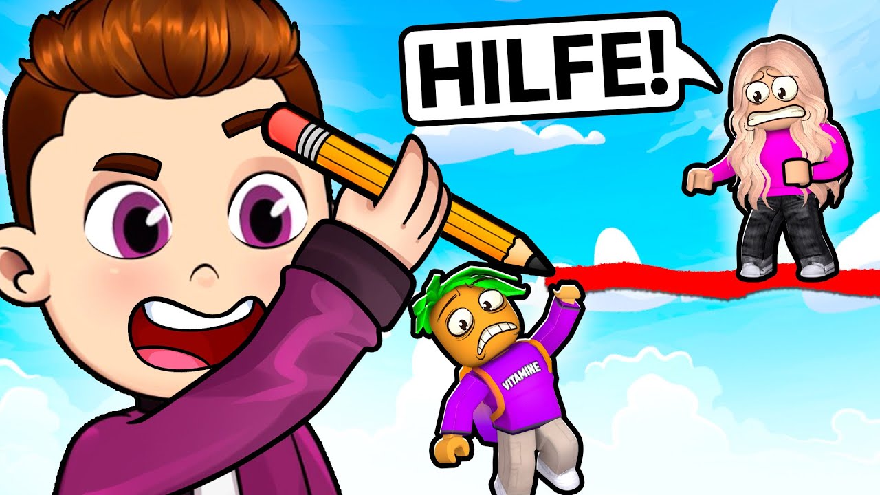 ich musste ZEICHNEN um diesen OBBY zu schlagen...