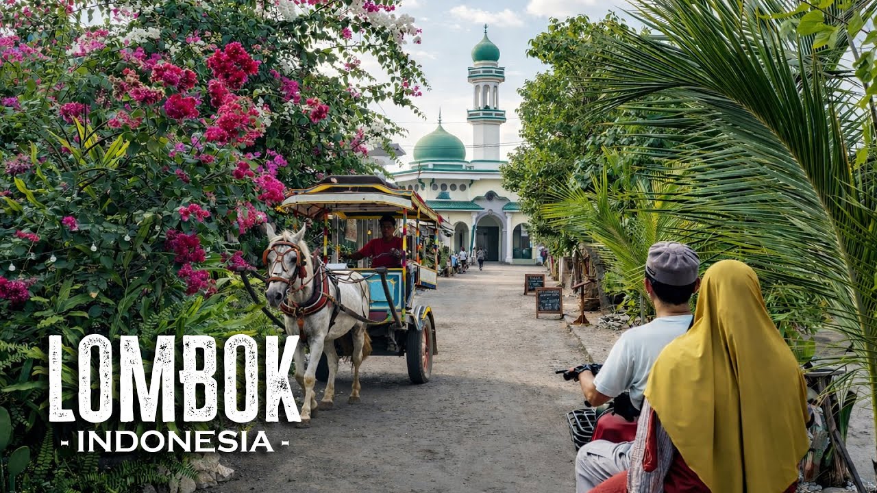 a perfect balance of natural beauty, culture, and spiritual life. 9,000 mosques  - Lombok