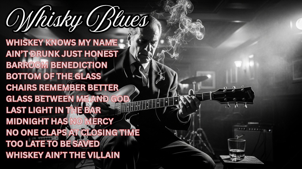 Whiskey Blues Chill Melodies | Relaxing Slow Blues Soulful Guitar Vibes 🎸