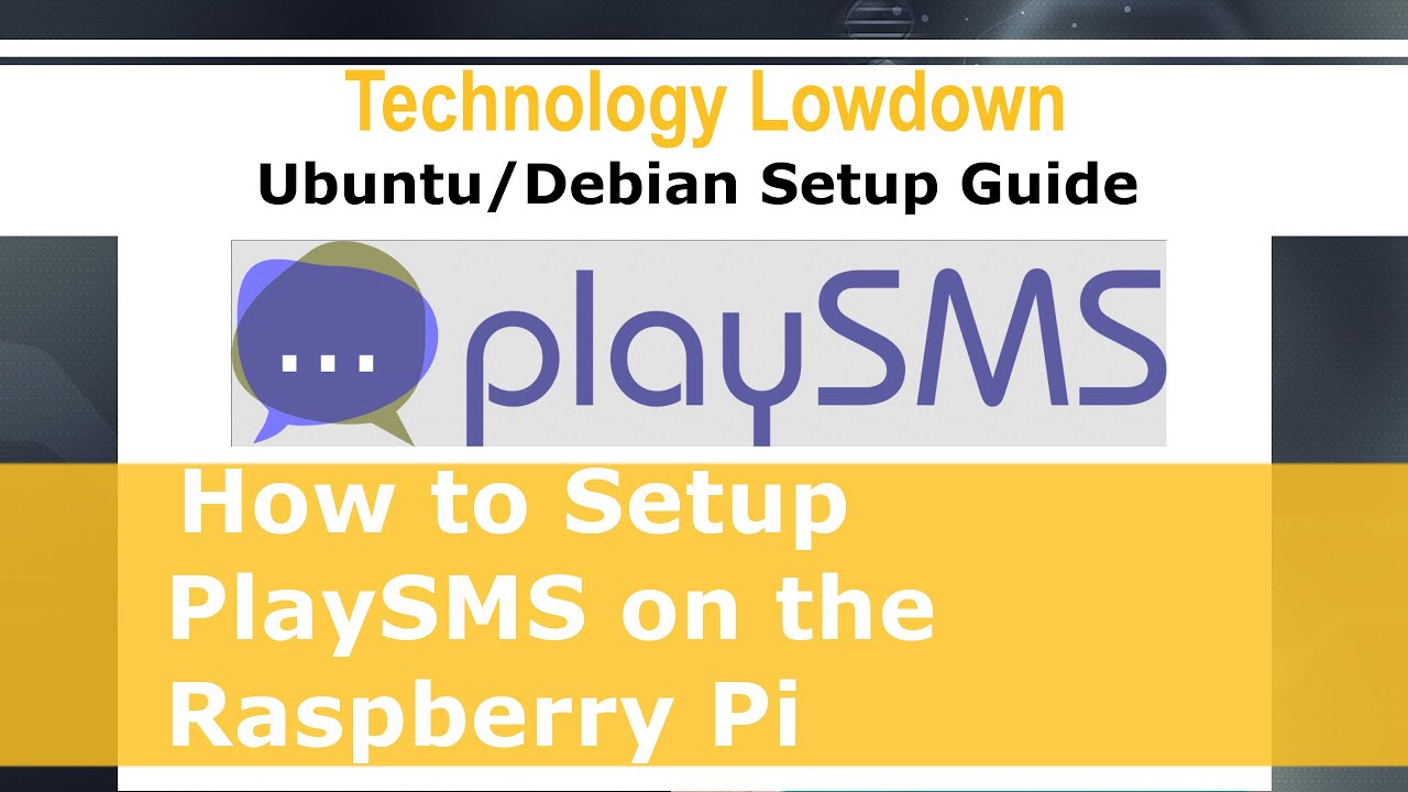 How to setup PlaySMS on the Raspberry Pi