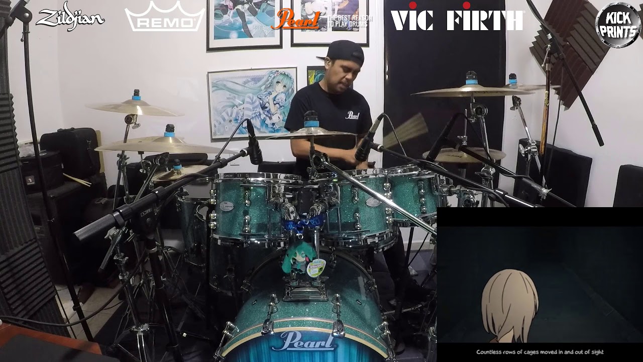 Hatsune Miku - World's End Umbrella Drum Cover