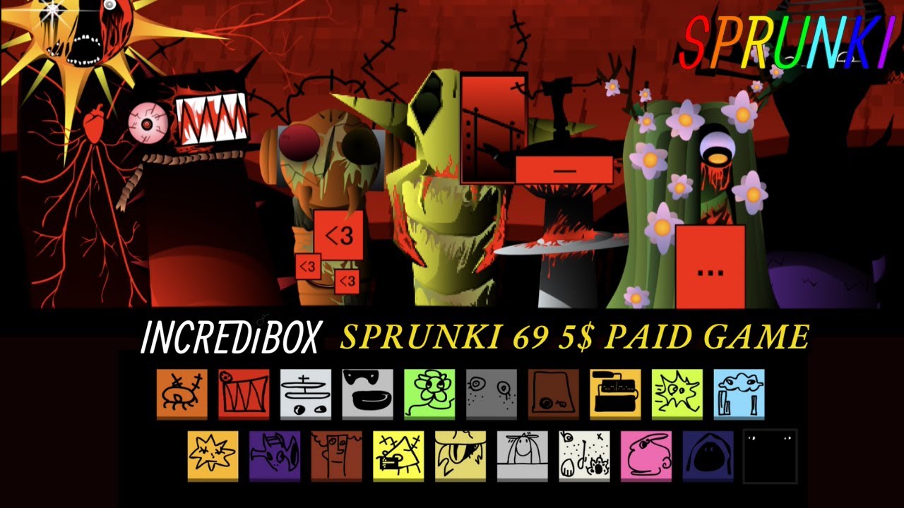 Incredibox - Sprunki (69) 5$ Paid Game - Gameplay Showcase