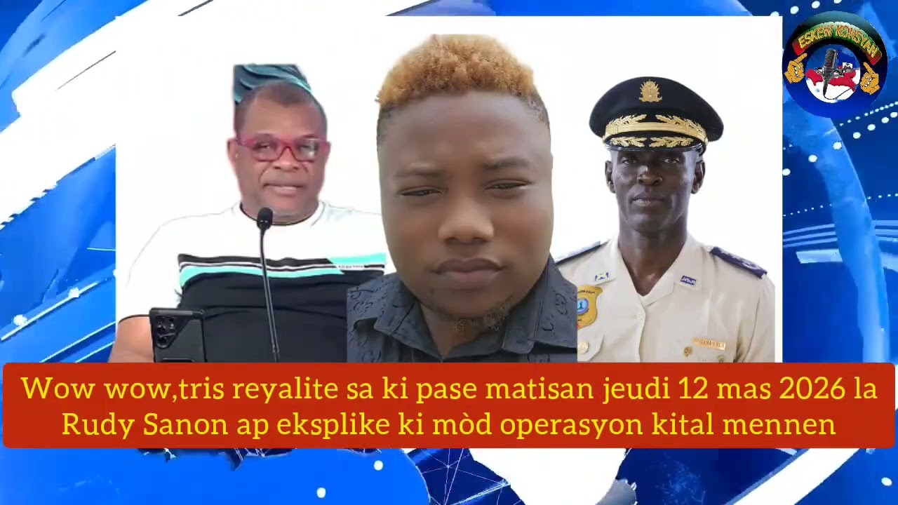 Sak pase matisan jeudi a tris anpil.Rete nan video a pou plis detay