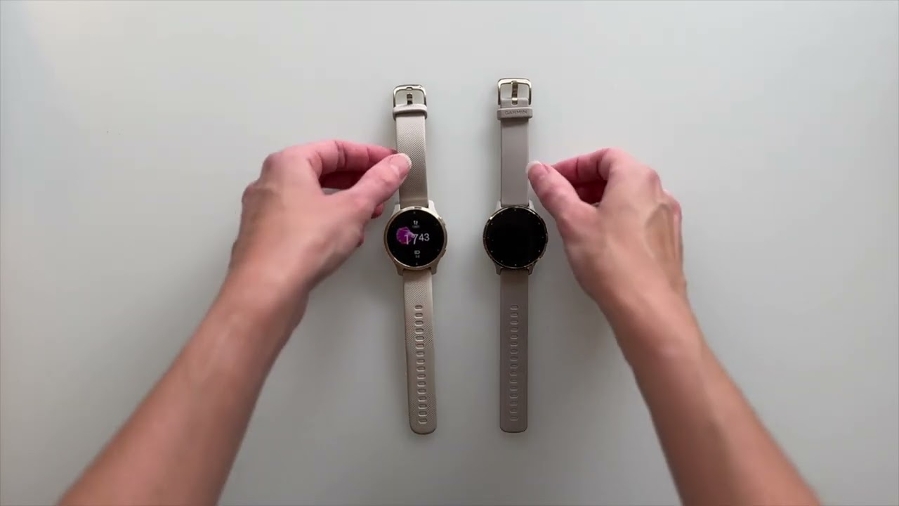 Garmin Venu 3s in French Gray vs. Venu 2s in Light Sand