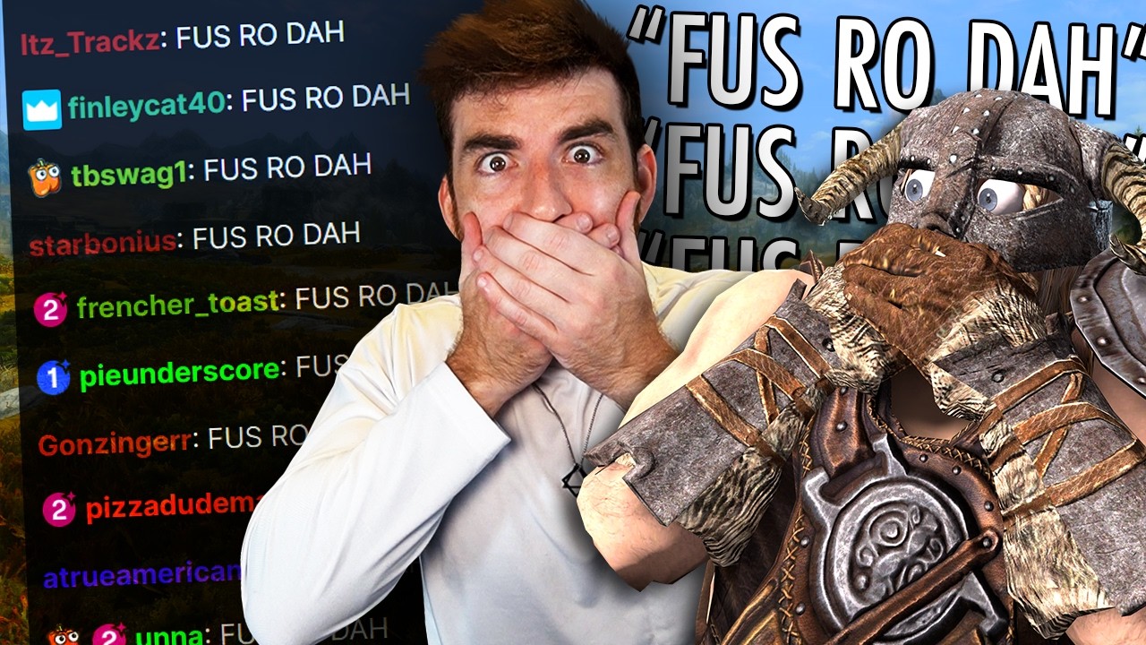 Skyrim, но если я повторю ЛЮБОЕ предложение, видео закончится